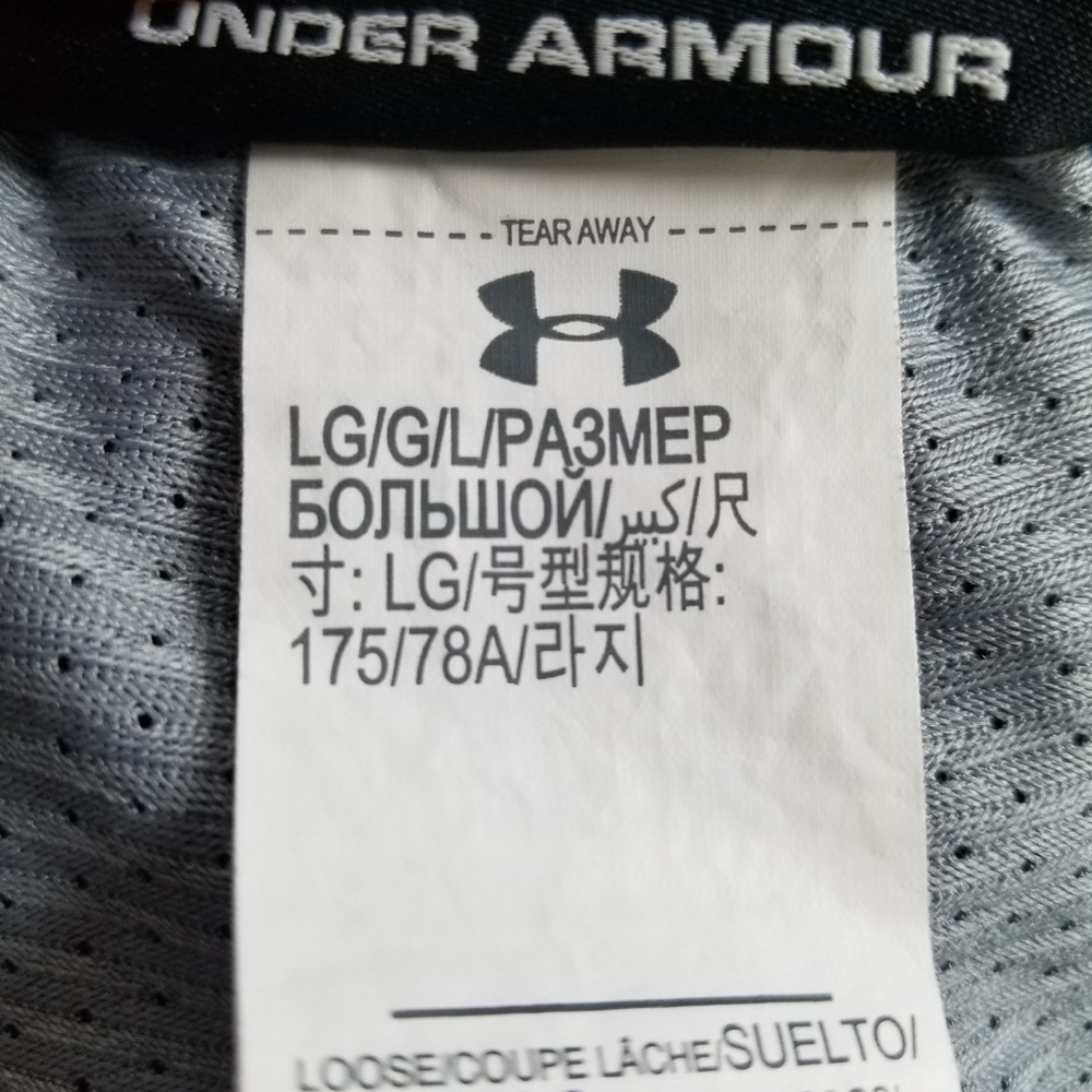 Under Armour Men’s Gray Loose Heatgear Athletic Shorts Size Large - Picture 8 of 9